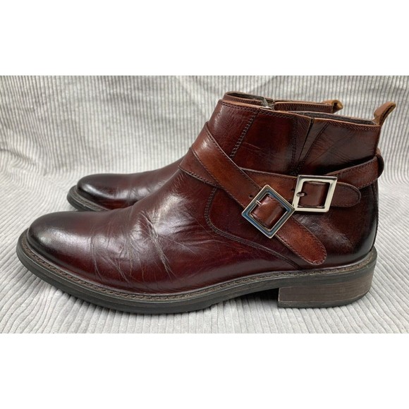 Men\'s Brown Leather Chukka Boots main image 4